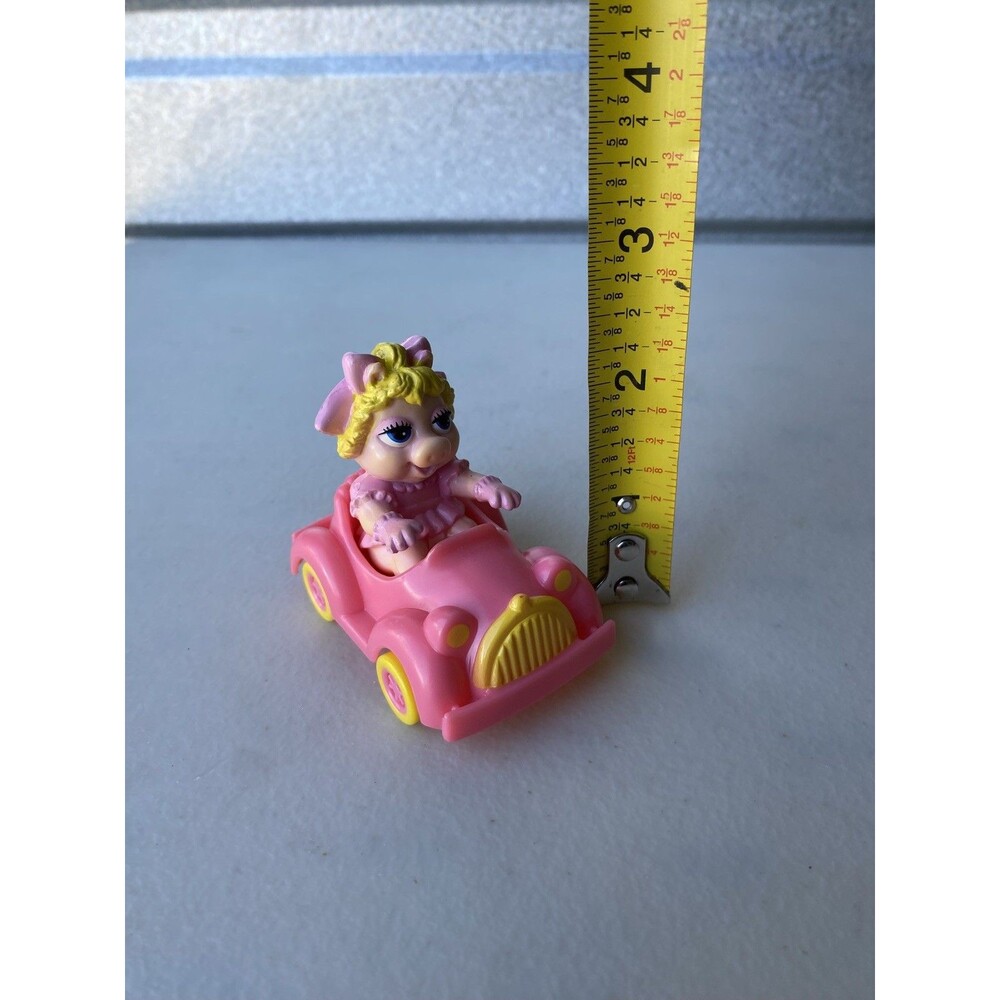 Vintage 1986 McDonald’s Muppet Babies Baby Miss Piggy Toy Car Convertible